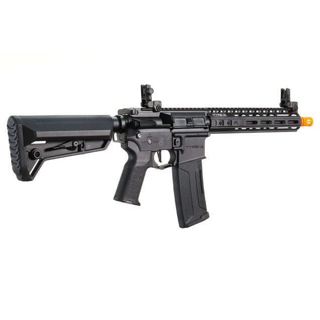 Lancer Tactical BG Defense TYPE A MKII Gen 4 10" MLOK M4 AEG Rifle w Nebula 2 ETU - (Black)