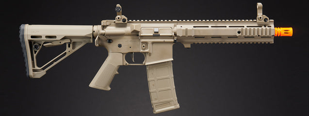 Lancer Tactical Gen 4 L119A2 M4/M16 Full Metal Airsoft Rifle (Tan) – 390–400 FPS