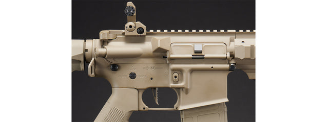 Lancer Tactical Gen 4 L119A2 M4/M16 Full Metal Airsoft Rifle (Tan) – 390–400 FPS