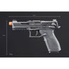 Lancer Tactical LTX Competition Gas Blowback Airsoft Pistol (Black) – 300–320 FPS