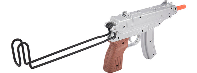 Ukarms M37As Scorpion Spring Pistol W/ Folding Stock (Silver) Airsoft Gun Accessories