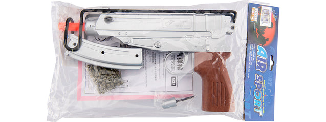 Ukarms M37As Scorpion Spring Pistol W/ Folding Stock (Silver) Airsoft Gun Accessories