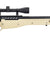 WellFire MB15 L96 Bolt Action Airsoft Sniper Rifle w/ Scope & Bipod (TAN)