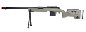 WellFire MB4417 M40A3 Bolt Action Airsoft Sniper Rifle w/ Bipod (OD GREEN)