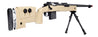 WellFire MB4417 M40A3 Bolt Action Airsoft Sniper Rifle w/ Bipod (TAN)