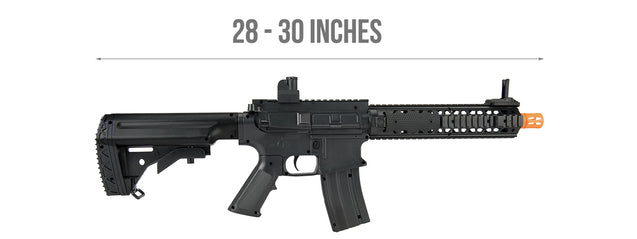 UK Arms P2211 Quad Ris M4 Spring Rifle W/ Grip Covers (BLACK)