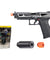 G&G GTP9-MS Metal Slide Gas Blowback Airsoft Pistol - (Silver) - Tracer/BB Bundle