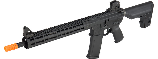 PTS Mega Arms MKM CQB AR-15 Gas Blowback Airsoft Rifle w/ 9" Keymod Handguard (Color: Black)