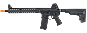 PTS Mega Arms MKM CQB AR-15 Gas Blowback Airsoft Rifle w/ 9" Keymod Handguard (Color: Black)