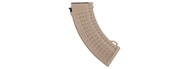 Sg-18-T 500Rd Waffle Patterm Hi-Cap Magazine For Ak (Tan)