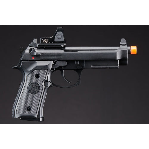 KLI KL-92 AI Optic Ready 6mm Dual Power CO2/Gas Blowback Airsoft Pistol Red Dot Combo - (Black)