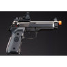 KLI KL-92 Fusion Optic Ready 6mm Dual Power CO2/Gas Blowback Airsoft Pistol Red Dot Combo - (Black/Gun Metal)