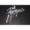 KLI KL-92 Fusion Optic Ready 6mm Dual Power CO2/Gas Blowback Airsoft Pistol Red Dot Combo - (Black/Gun Metal)