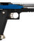 WE Tech 1911 Hi-Capa T-Rex Competition Gas Blowback Airsoft Pistol w/ Top Ports (BLUE / SILVER)