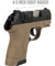 WE Tech Bulldog Compact Full Metal Gas Blowback Airsoft Pistol (Tan)