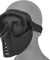 2602 Face Mask (Black) W/Mesh Eye Protection