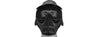 2608 Full Mask W/Mesh Eye Protection & Visor (Black)