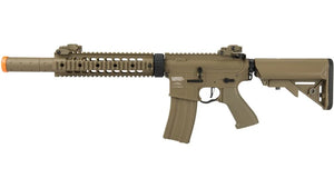 Lancer Tactical Airsoft Rifle Gun 370 - 395 FPS M4 SD Proline Series 9" Rail Airsoft AEG - TAN