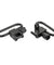 AASW1B NcSTAR VISM 1 inch Lockable Sling Swivel Pair-Black Fits Swivel Stud