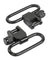 AASW1B NcSTAR VISM 1 inch Lockable Sling Swivel Pair-Black Fits Swivel Stud