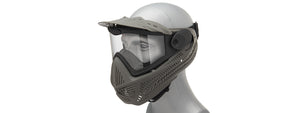G-Force F2 Single Layer Full Face Mask (Foliage Green)