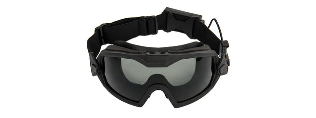 G-Force Full Seal Airsoft Goggles W/ Built-In Fan [Clear Lens] (Black)
