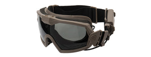 G-Force Full Seal Airsoft Goggles w/ Built-In Fan [Clear Lens] (Tan)