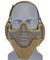 Ukarms Ac-108T Tactical Metal Mesh Half Mask With Ear Protection For Airsoft In Desert Tan Airsoft Gun / Accessories