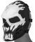 Ac-319J Villain Mesh Face Mask (White Flames) Airsoft Gun / Accessories