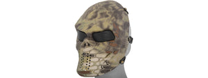 Ac-319M Villain Skull Mesh Face Mask (Mandrake) Airsoft Gun Accessories