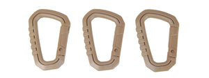 Ac-324T Set Of 3 Type-D Quick Hook Large Size (Dark Earth)