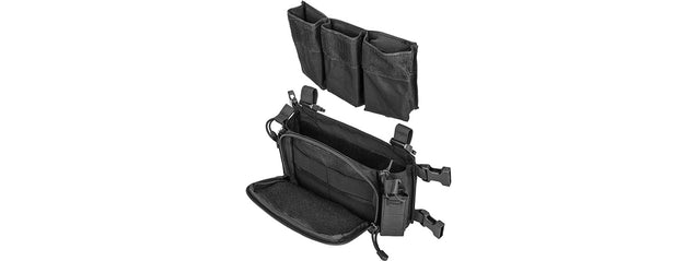 Wst Multifunctional Tactical Chest Rig (Black) Airsoft Gun / Accessories