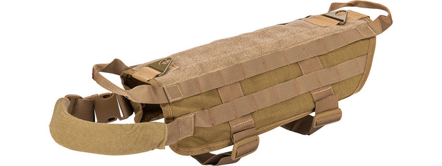 Tactical Training Molle Dog Harness (Tan), Large