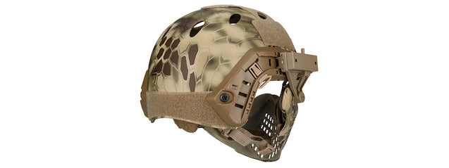 Wosport Piloteer Fast Helmet Adapter Face Mask - Hld Airsoft Gun / Accessories