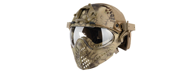 Wosport Piloteer Fast Helmet Adapter Face Mask - Hld Airsoft Gun / Accessories