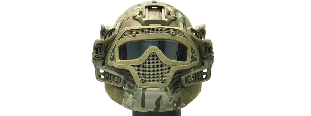 G-Force G4 System Nylon Bump Helmet Mask W/ Goggles - Camo Airsoft Gun / Accessories