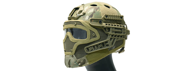 G-Force G4 System Nylon Bump Helmet Mask W/ Goggles - Camo Airsoft Gun / Accessories