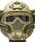 G-Force G4 System Nylon Bump Helmet Mask W/ Goggles - Desert Digital Airsoft Gun Accessories