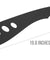 Ac-878B Molle Compatible Polymer Training Machete W/ Sheathe (Black)
