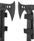 Ac-879 Molle Polymer Training Dual Battle Axe W/ Pick (Black) Airsoft Gun / Accessories