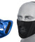 Ac-883Bl Yokai Ogre Half Face Mask W/ Soft Padding (Blue/Gold) Airsoft Gun / Accessories