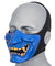 Ac-883Bl Yokai Ogre Half Face Mask W/ Soft Padding (Blue/Gold) Airsoft Gun / Accessories