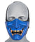 Ac-883Bl Yokai Ogre Half Face Mask W/ Soft Padding (Blue/Gold) Airsoft Gun / Accessories