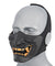 Ac-883B Yokai Ogre Half Face Mask W/ Soft Padding (Black/Gold) Airsoft Gun / Accessories