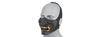 Ac-883B Yokai Ogre Half Face Mask W/ Soft Padding (Black/Gold) Airsoft Gun / Accessories