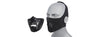 Ac-883B Yokai Ogre Half Face Mask W/ Soft Padding (Black/Gold) Airsoft Gun / Accessories