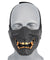 Ac-883B Yokai Ogre Half Face Mask W/ Soft Padding (Black/Gold) Airsoft Gun / Accessories