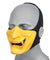 G-Force Yokai Ogre Half Face Mask W/ Soft Padding (Gold)