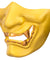 G-Force Yokai Ogre Half Face Mask W/ Soft Padding (Gold)