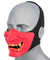 G-Force Yokai Ogre Half Face Mask W/ Soft Padding (Red/Gold)